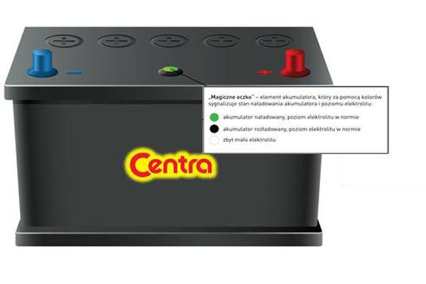 Akumulator z poziomem kontroli naładowania - Centra