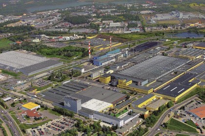 Fabryka Michelin w Olsztynie z lotu ptaka